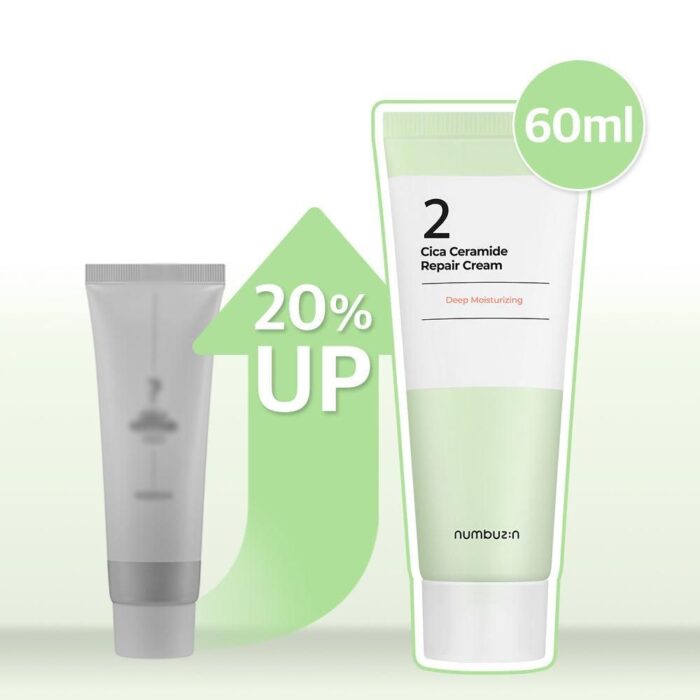 numbuzin No.2 Cica Ceramide Repair Cream 60ml - EmpressKorea