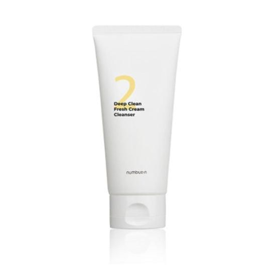numbuzin No.2 Deep Clean Fresh Cream Cleanser 120ml - EmpressKorea