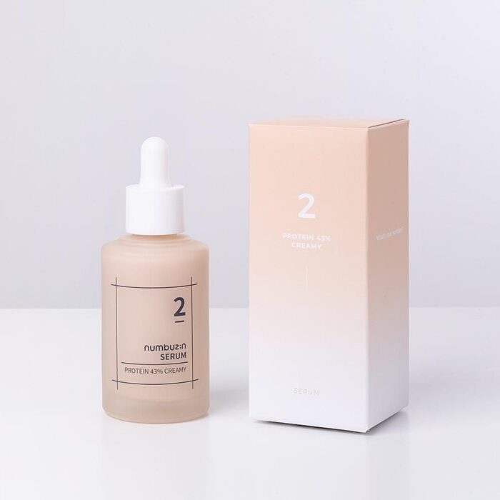 numbuzin No.2 Protein 43% Creamy Serum 50ml - EmpressKorea