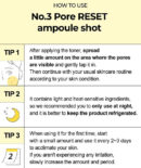 numbuzin No.3 Pore Reset Ampoule Shot 25ml - EmpressKorea