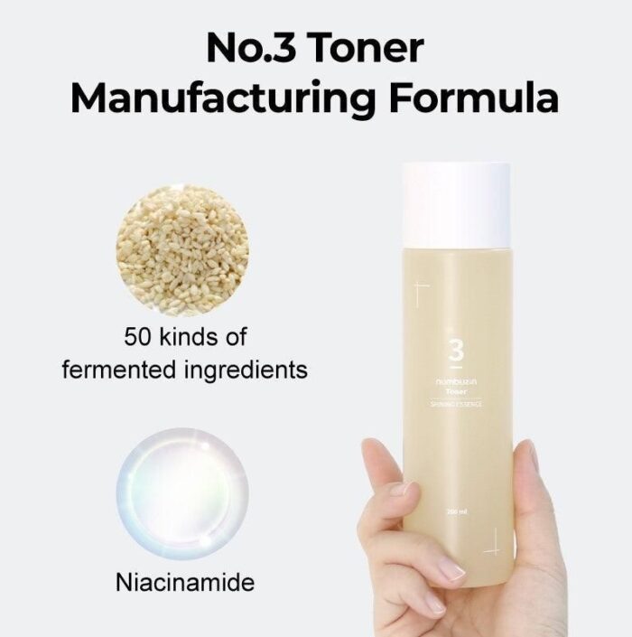 numbuzin No.3 Super Glowing Essence Toner 200ml No.3 Super Glowing Essence Toner 200ml - EmpressKorea
