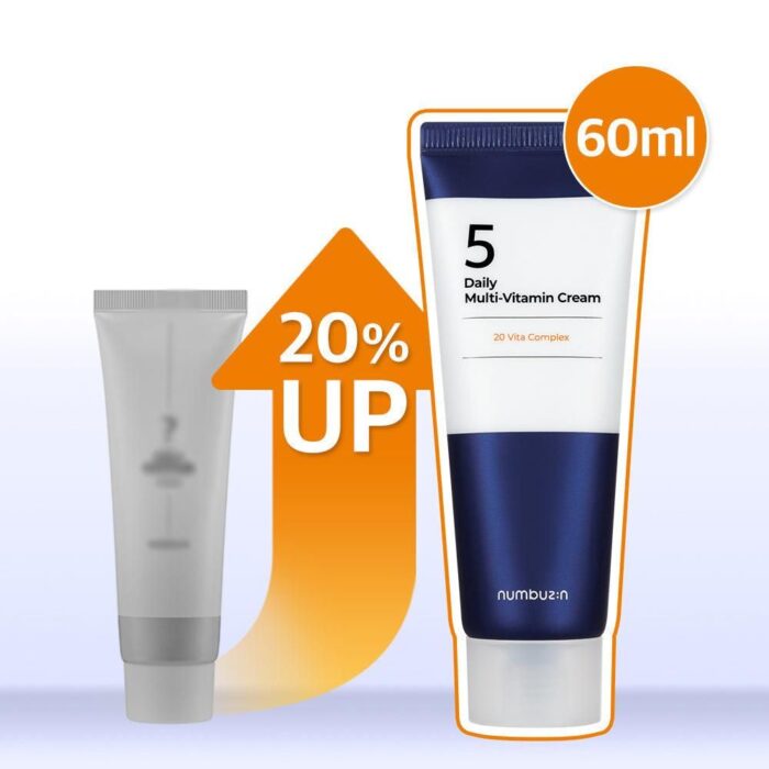numbuzin No.5 Daily Multi-Vitamin Cream 60ml - EmpressKorea