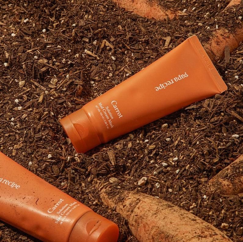 papa recipe Carrot Solution Mud Cream Mask 100ml - EmpressKorea