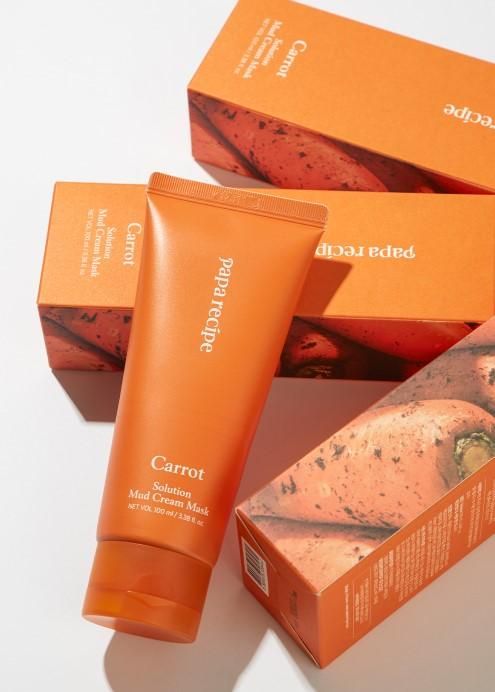 papa recipe Carrot Solution Mud Cream Mask 100ml - EmpressKorea