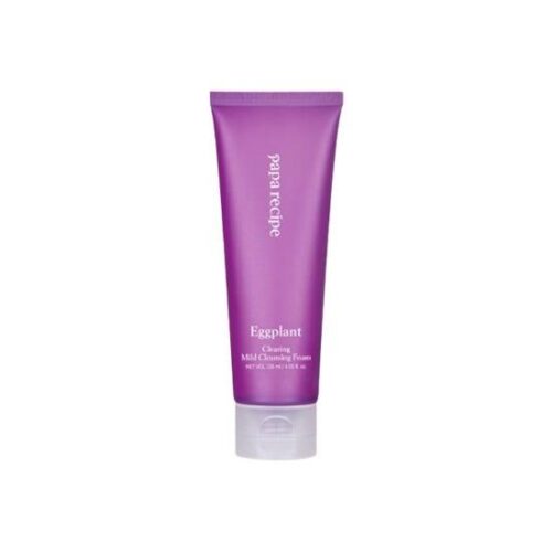 papa recipe Eggplant Clearing Mild Cleansing Foam 120ml - EmpressKorea