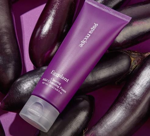 papa recipe Eggplant Clearing Mild Cleansing Foam 120ml - EmpressKorea