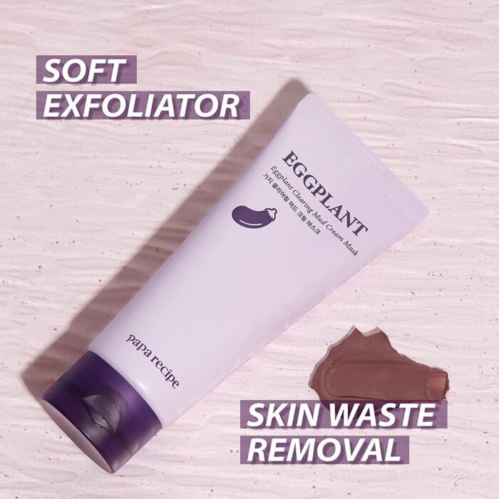 papa recipe Eggplant Clearing Mud Cream Mask 100ml - EmpressKorea