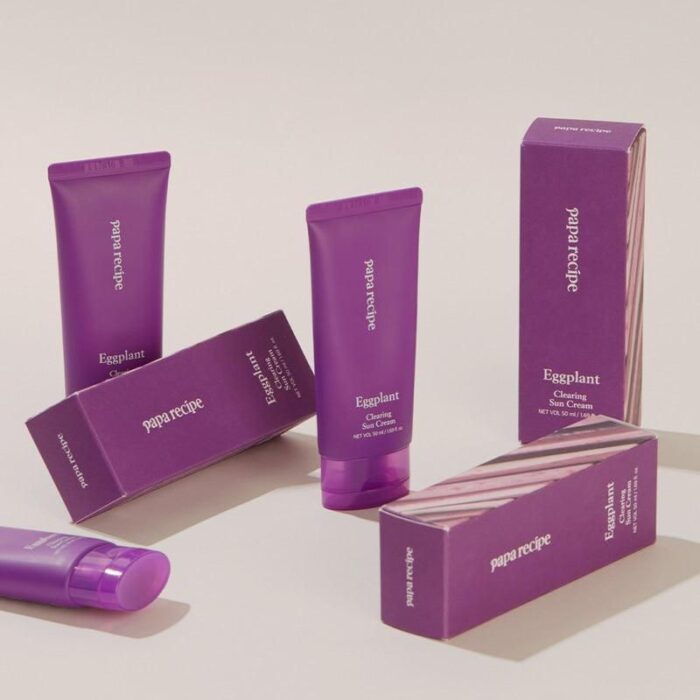 papa recipe Eggplant Clearing Sun Cream SPF 50+ PA++++ 50ml - EmpressKorea