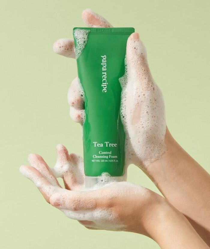 papa recipe Tea Tree Control Cleansing Foam 120ml - EmpressKorea