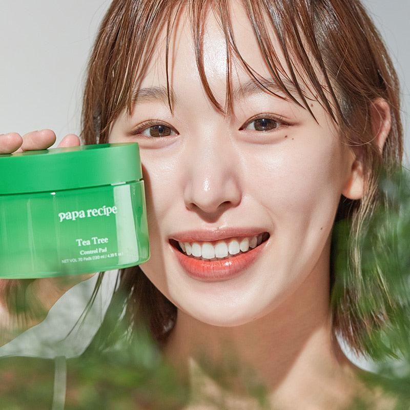papa recipe Tea Tree Control Pad 130ml 70EA - EmpressKorea