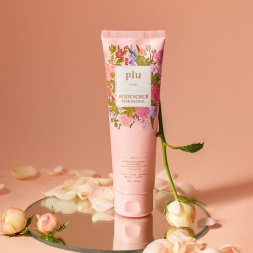 plu Body Scrub Pink Floral 200g - EmpressKorea