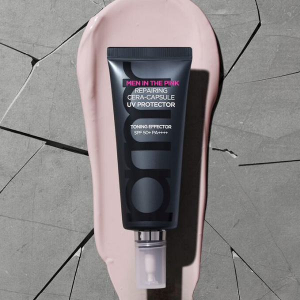 primera Men in the Pink Repairing Cera Capsule UV Protector Toning Effector SPF50+PA++++ 40ml - EmpressKorea
