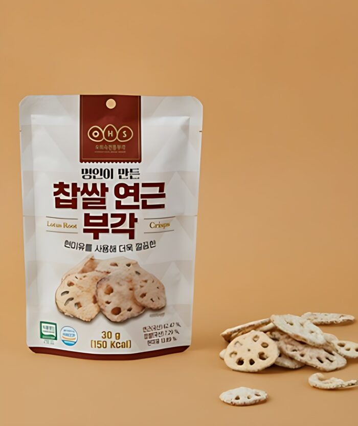 Oh Hee-sook Traditional Bugak Glutinous Rice Lotus Root Bugak 30g - Image 2