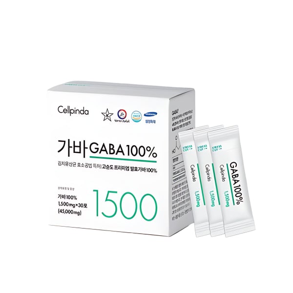 Cellpinda GABA 1500mg 100% Kimchi Lactic Acid Bacteria 45g 30stick