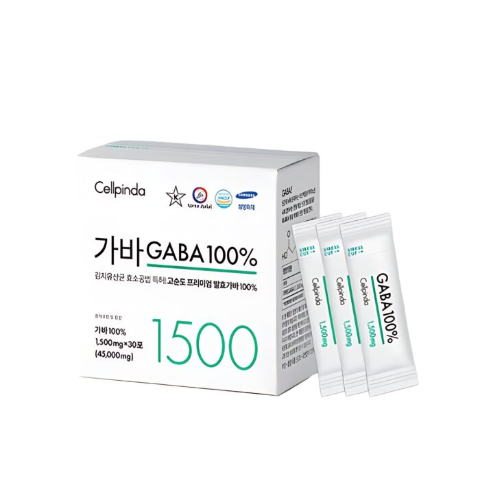 Cellpinda GABA 1500mg 100% Kimchi Lactic Acid Bacteria 45g 30stick