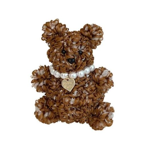 quartevv V-gomi Key Ring Brown - EmpressKorea