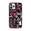 Netflix Squid Game Slim Hard Card Phone Case Pattern Pink