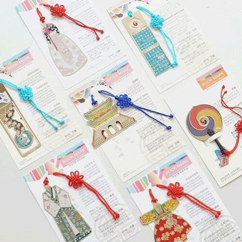 sov Traditional Souvenir Metal Bookmark Bookmark Cultural Property - EmpressKorea