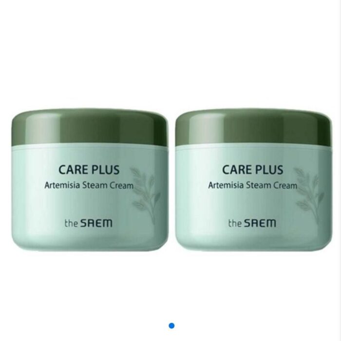 the SAEM Care Plus Artemisia Steam Cream 100ml×2ea - EmpressKorea
