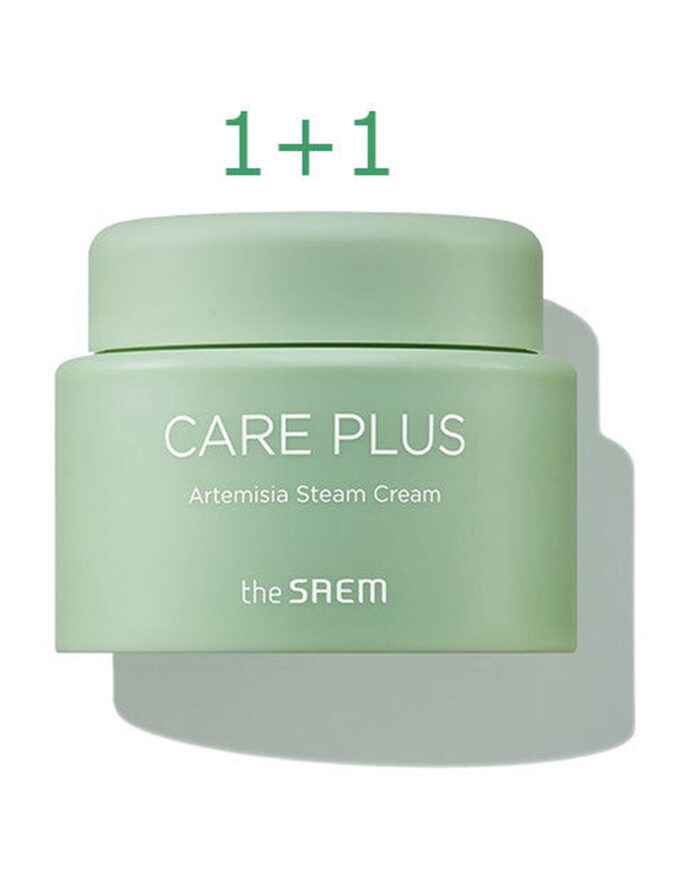 the SAEM Care Plus Artemisia Steam Cream 100ml×2ea - EmpressKorea