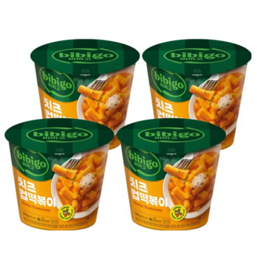 bibigo Cheese Cup Tteokbokki 108g*4cups