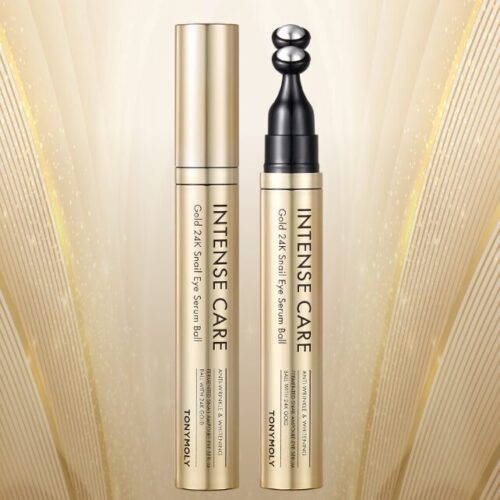 TONYMOLY Intense Care Gold 24K Snail Eye Serum Ball 15ml/Gold 24K Snail Cream 30ml