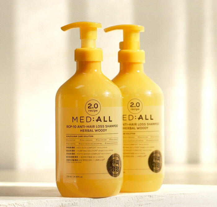 MED:ALL RCP-10 ANTI-HAIR LOSS SHAMPOO HERBAL WOODY 300ml - Image 2