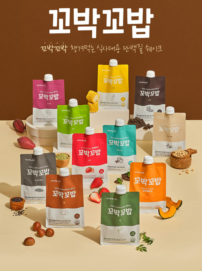 VIVLIV Kkobak Kkobab Protein Shake 40g*7packs