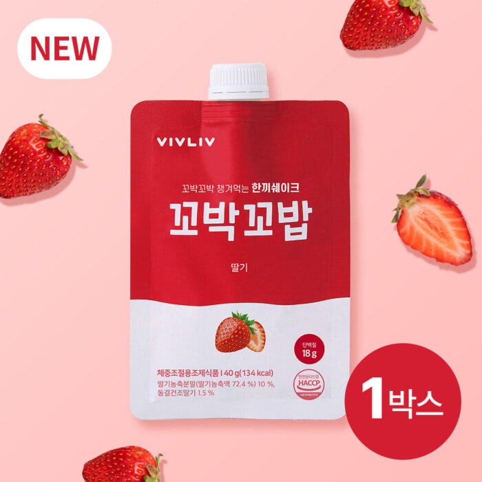 VIVLIV Kkobak Kkobab Protein Shake 40g*7packs - Image 9