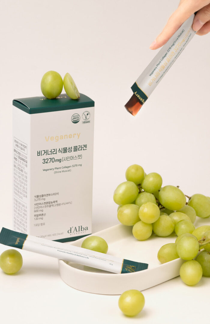 Veganery by d'Alba Plant Collagen 3270mg [Shine Muscat] 20g*14pcs