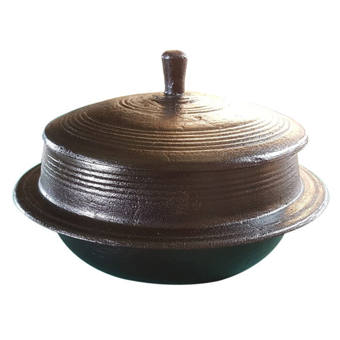 Traditional-Style Seasoned Cast Iron Pot - Image 3