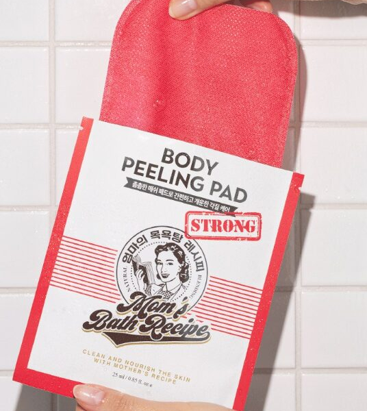 Mom's Bath Recipe Body Peeling Pad Strong 25ml*8pack