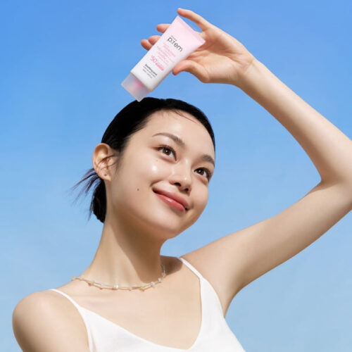 make p:rem Soothing pink Tone Up Sun Cream SPF 50+ PA++++ 50ml
