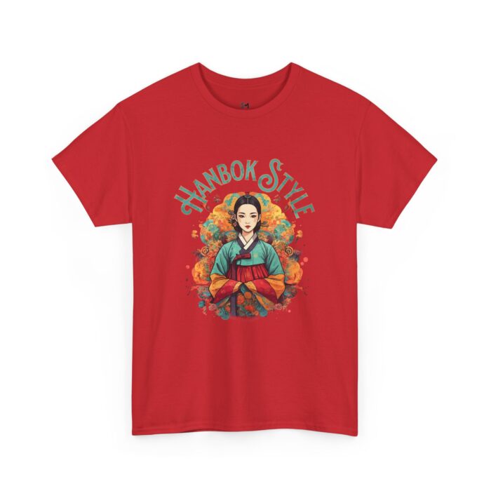 Hanbok Style Unisex Heavy Cotton Tee - Image 47