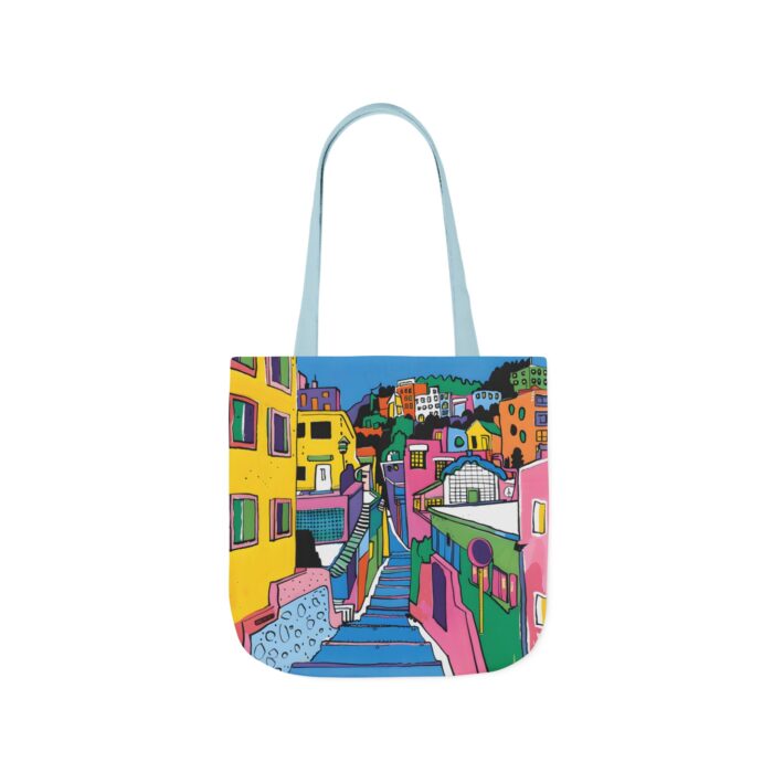 The hillside village in Korea Canvas Tote Bag, 5-Color Straps - Image 31