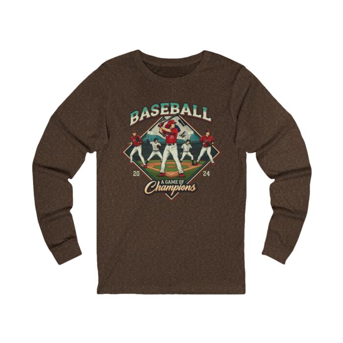 A GAME OF CHAMPIONS Unisex Jersey Long Sleeve Tee - Image 3