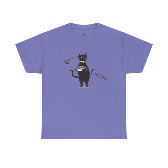 Gatto e Cucina Unisex Heavy Cotton Tee - Image 13