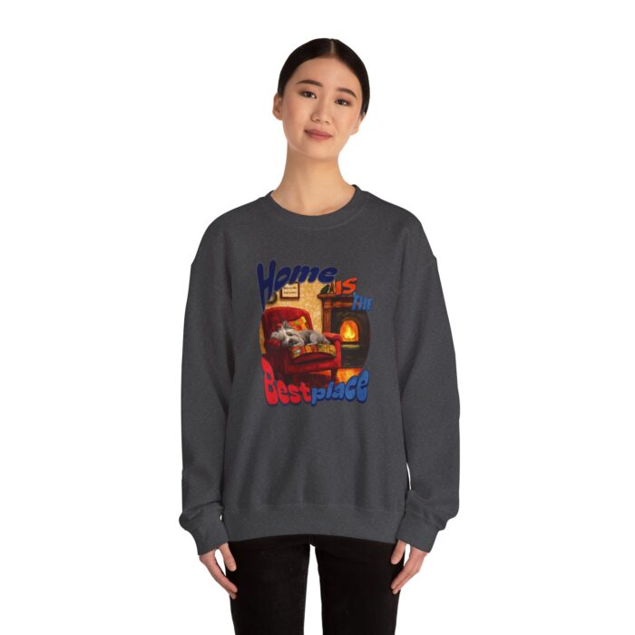 Home is the best place Unisex Heavy Blend™ Crewneck Sweatshirt - Image 24