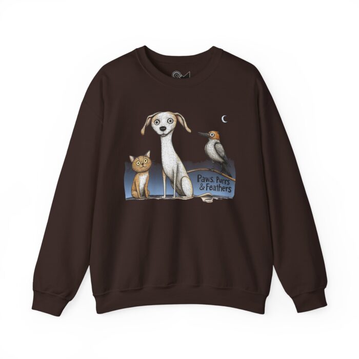 Paws, Purrs & Feathers Unisex Heavy Blend™ Crewneck Sweatshirt - Image 13