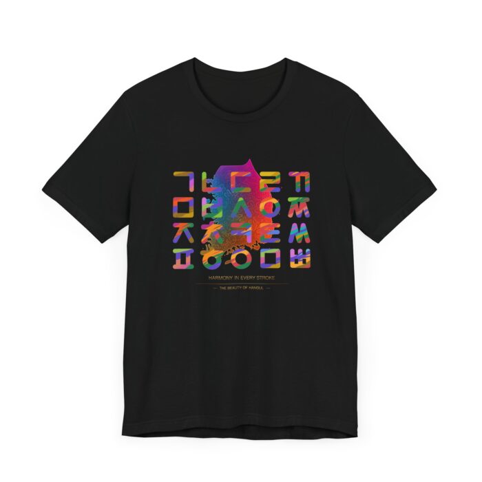 Korean Alphabet Unisex Jersey Short Sleeve Tee - Image 7
