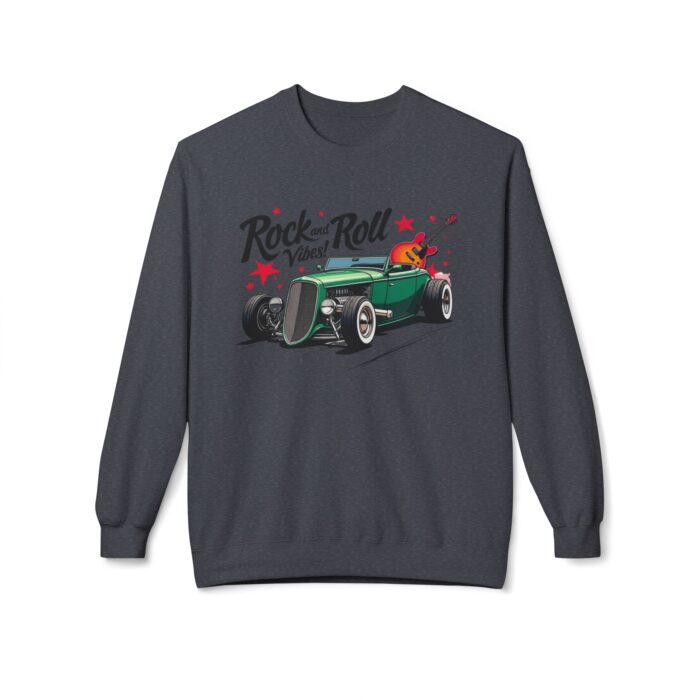 Rock & Roll Vibes Unisex Midweight Softstyle Fleece Crewneck Sweatshirt - Image 21