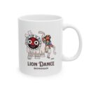"meta_description": "'Lion Dance Ceramic Mug' - vivid colors, BPA-free ceramic, perfect for coffee enthusiasts.",