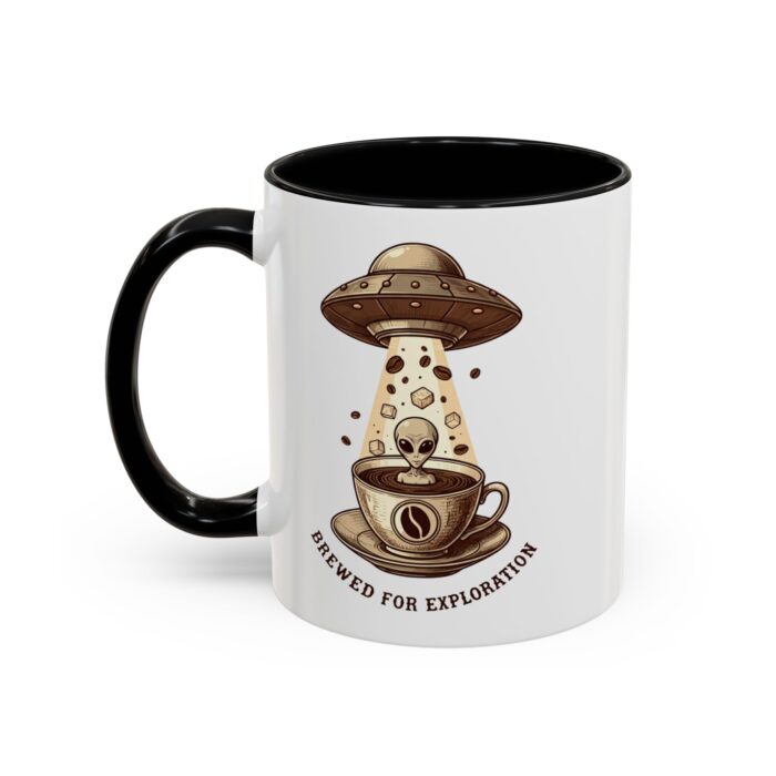 Brewed for exploration Accent Coffee Mug (11, 15oz) - Image 3