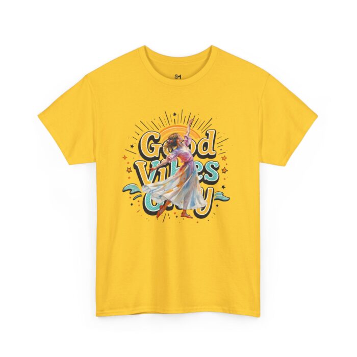 Good vibes only Unisex Heavy Cotton Tee - Image 23