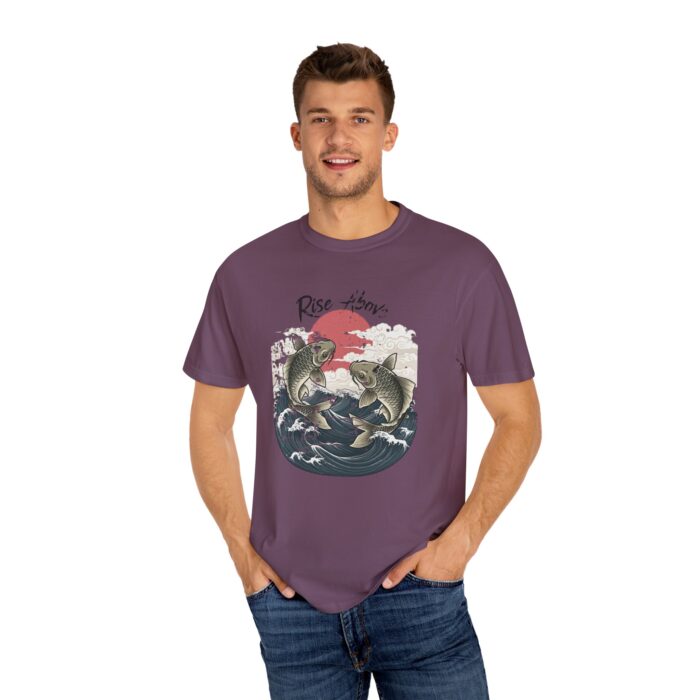 Rise above Unisex Garment-Dyed T-shirt - Image 44