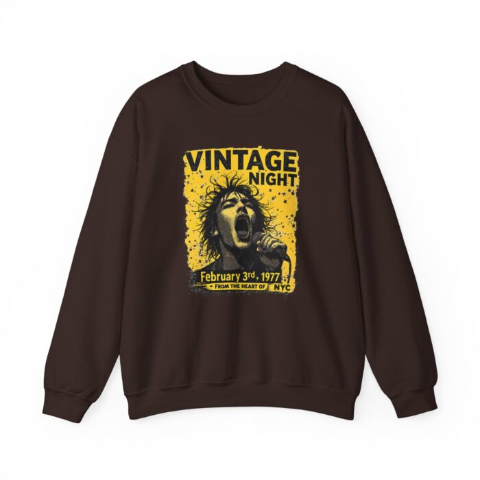 VINTAGE NIGHT Unisex Heavy Blend™ Crewneck Sweatshirt - Image 5