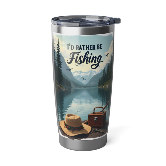 I'd rather be fishing Vagabond 20oz Tumbler - Image 4