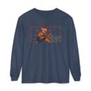 According to the will of God Rockin' Tiger Long Sleeve T-Shirt – Unisex Garment-Dyed Tee