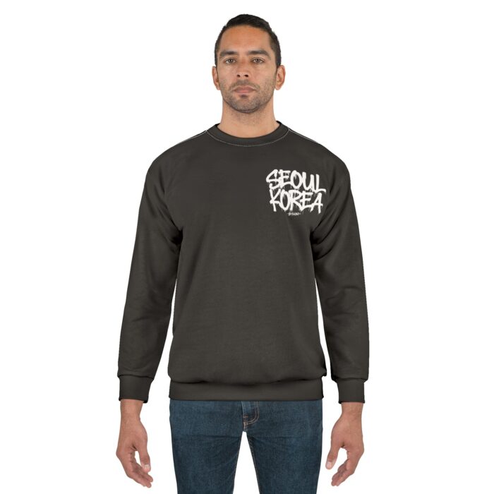 Seoul Korea Unisex Sweatshirt (AOP) - Image 3