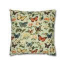 Butterfly Spun Polyester Square Pillowcase